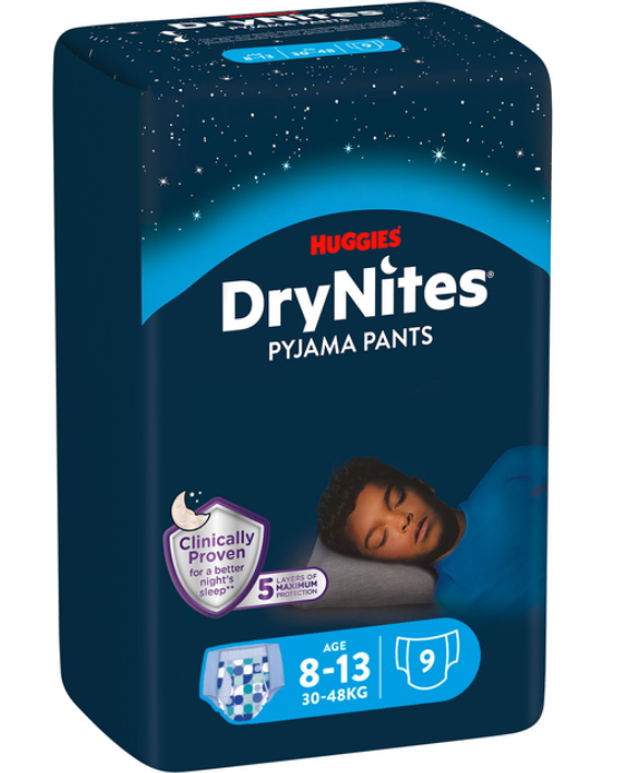 Huggies DryNites трусики дитячі (8-13р.) 9шт BOY (7%)
